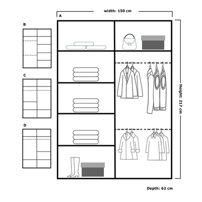 Blanca Sliding Wardrobe - Furniturezone