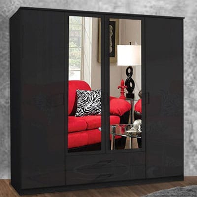 Boston 4 Door Wardrobe - Furniturezone