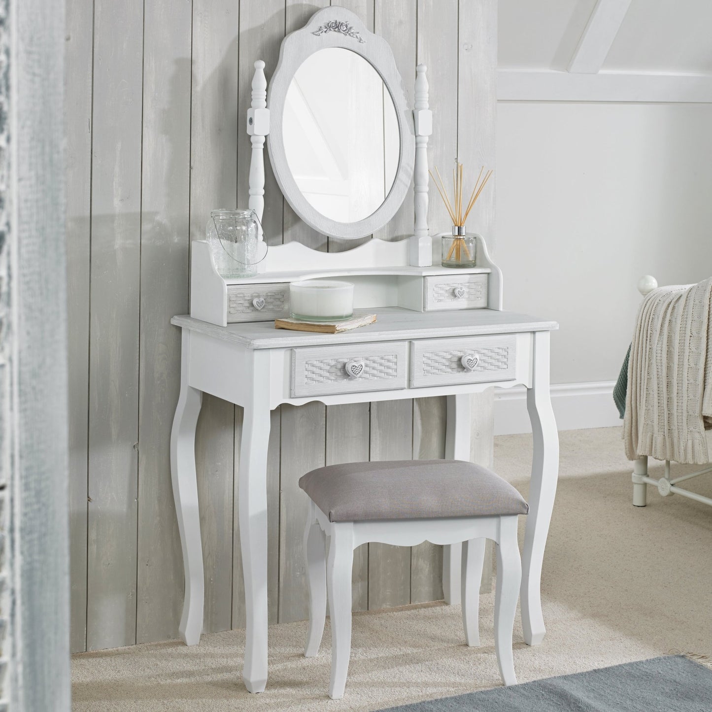 Britney Dressing Table Set - Furniturezone