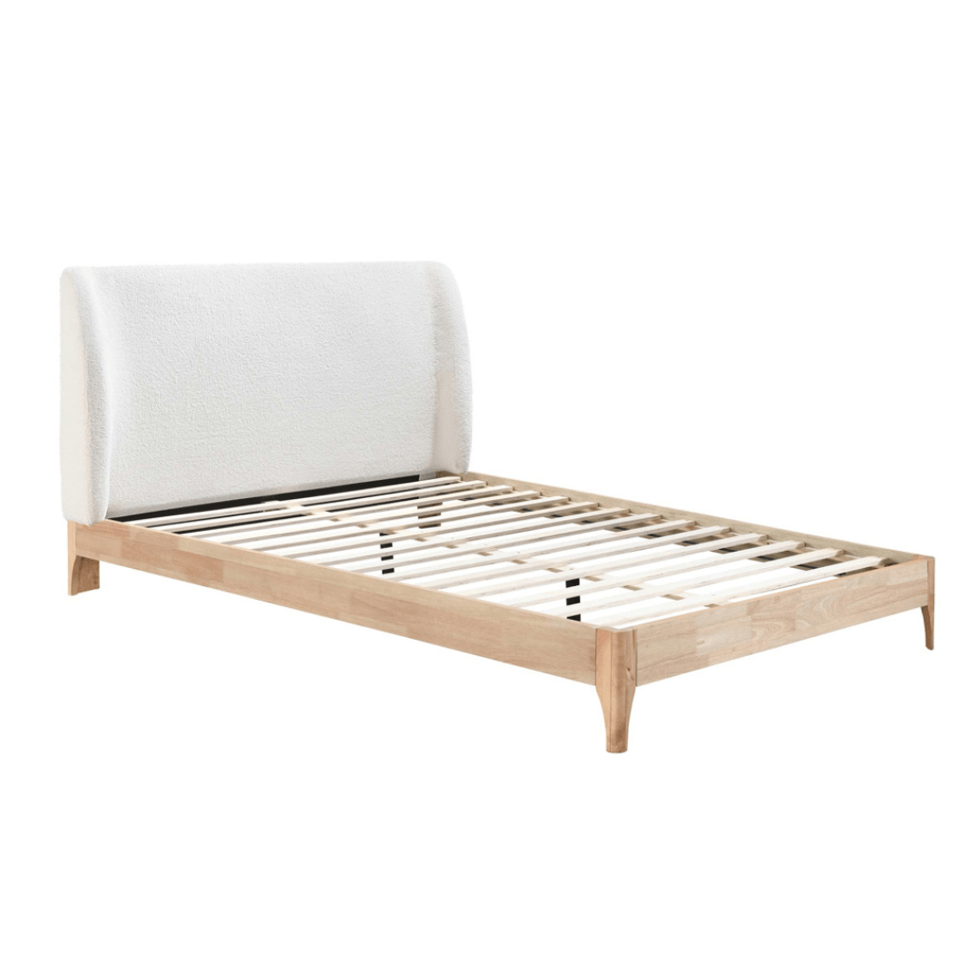 Calamia Boucle Bed Frame - Furniturezone