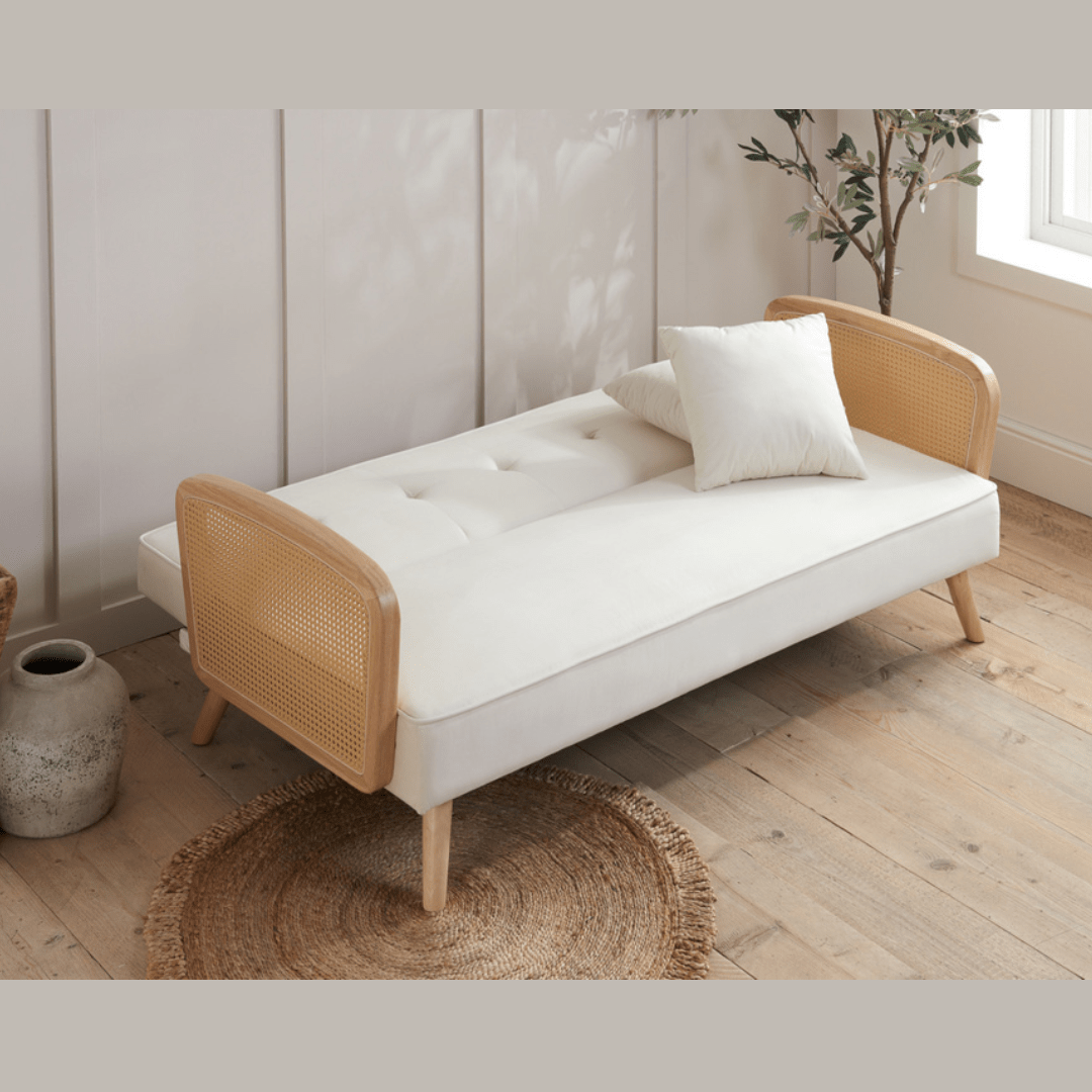 Campano White Sofa Bed - Furniturezone