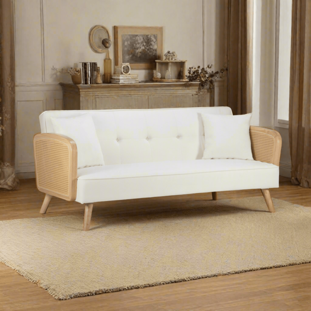 Campano White Sofa Bed - Furniturezone