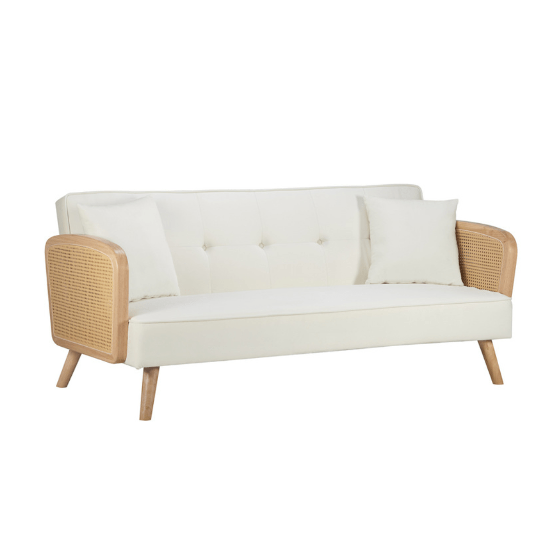 Campano White Sofa Bed - Furniturezone