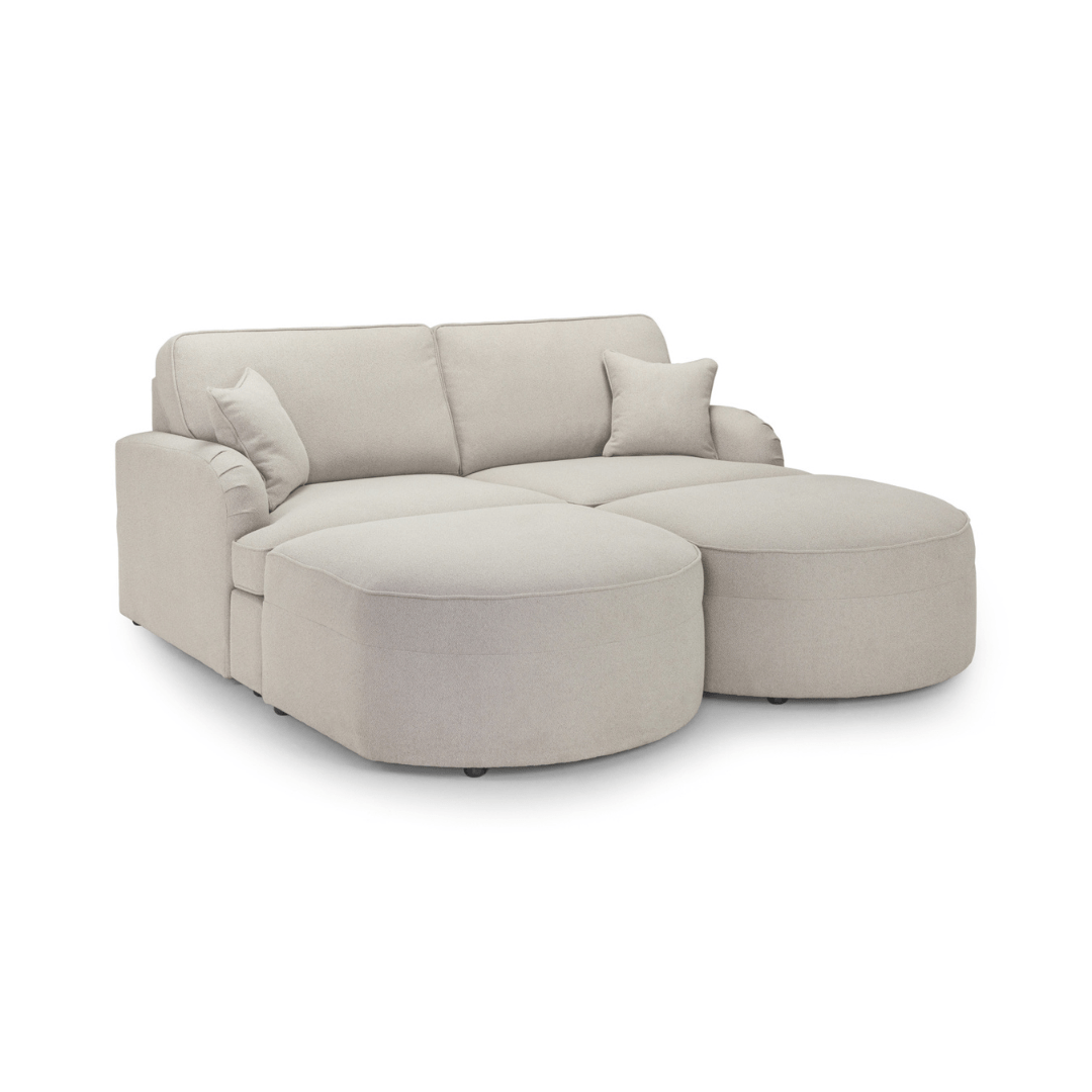 Castillo 3 Seater Beige Sofa - Furniturezone