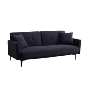 Charlotte Navy Velvet Sofa Bed - Furniturezone