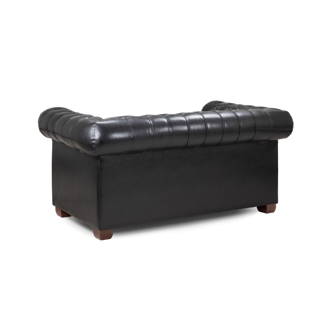 Chesterfield Bonded Leather 2 Seater Sofa - Furniturezone