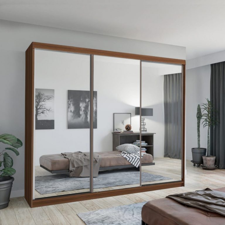 Chicago Triple Door 250cm Sliding Wardrobe - Furniturezone