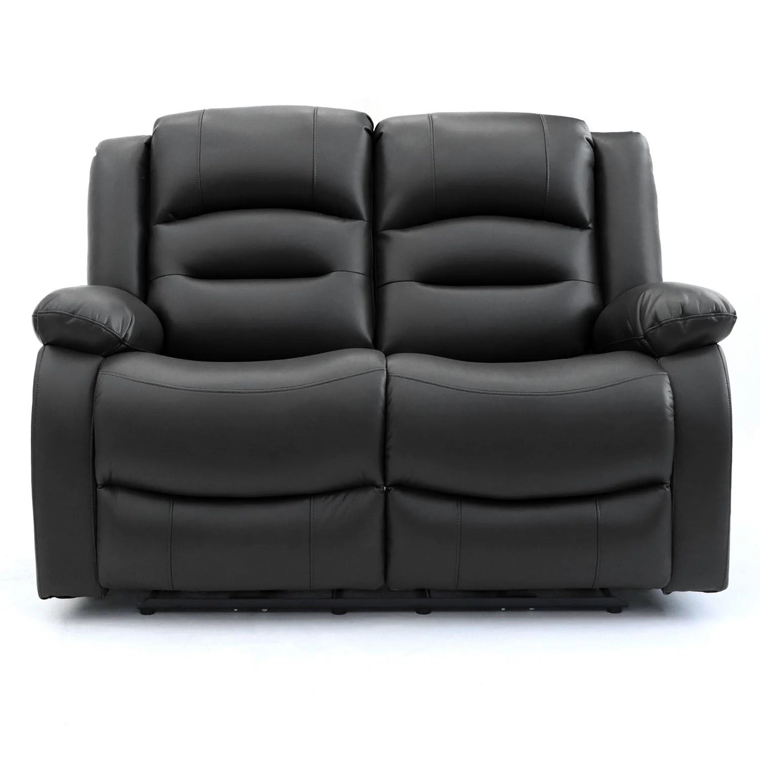 Costa Electric Recliner Sofa Black 2 Seater - Furniturezone