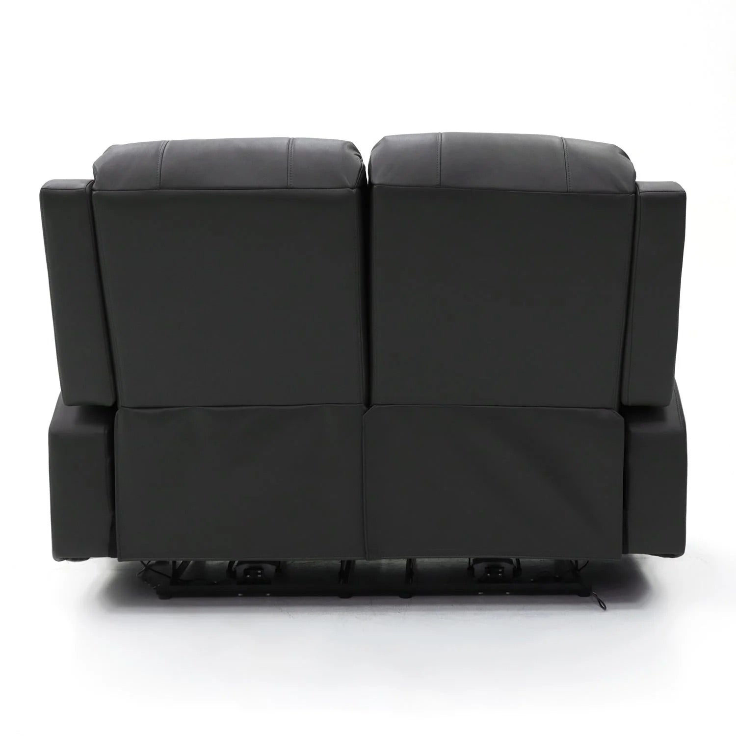 Costa Electric Recliner Sofa Black 2 Seater - Furniturezone