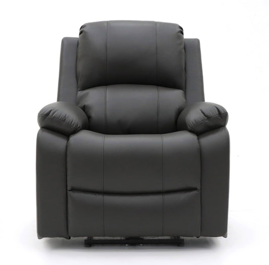 Costa Electric Recliner Sofa Black Armchair - Furniturezone
