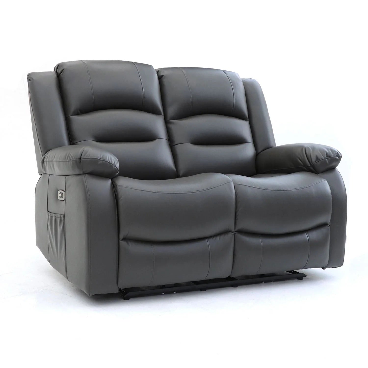 Costa Electric Recliner Sofa Grey 2 Seater - Furniturezone