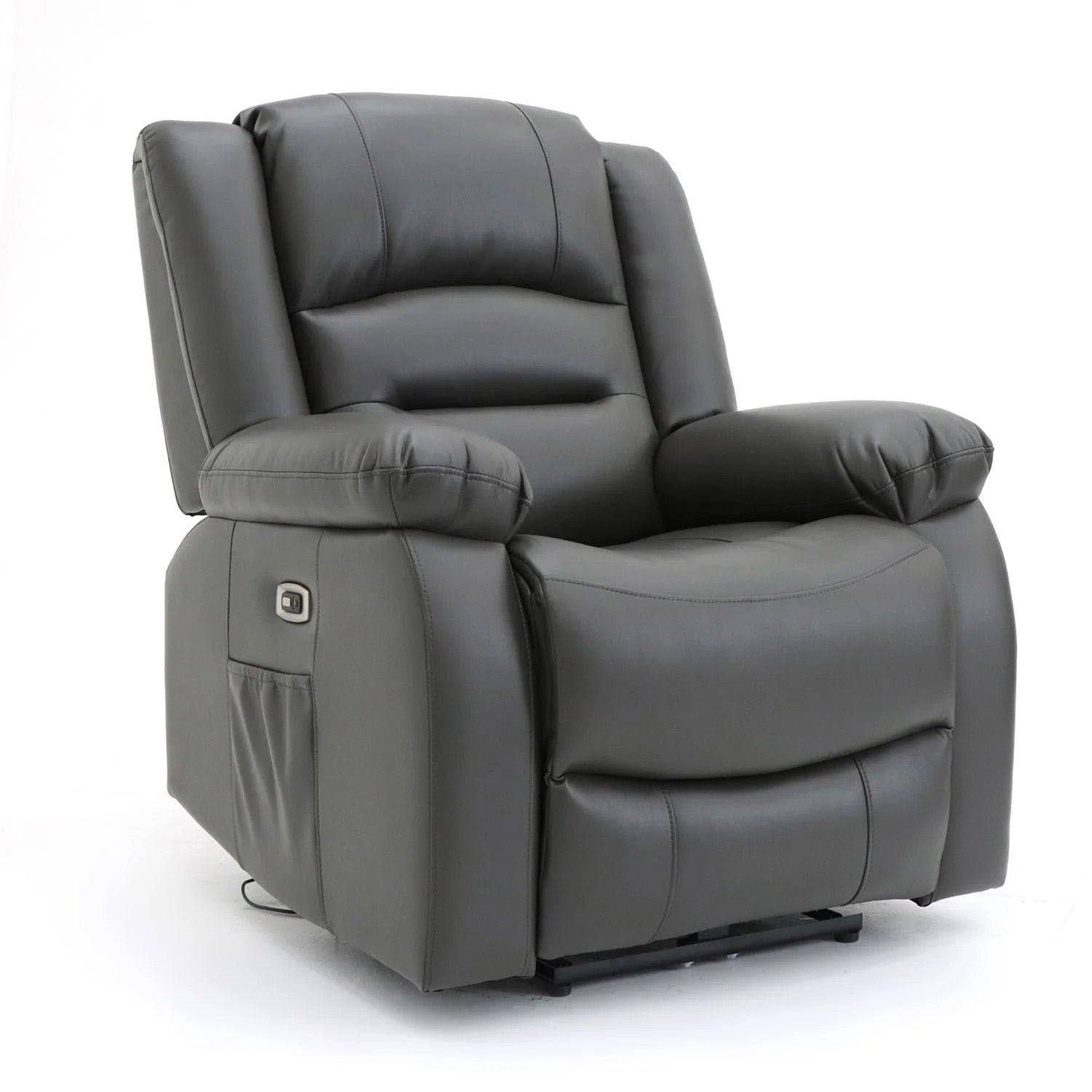 Costa Electric Recliner Sofa Grey Armchair - Furniturezone