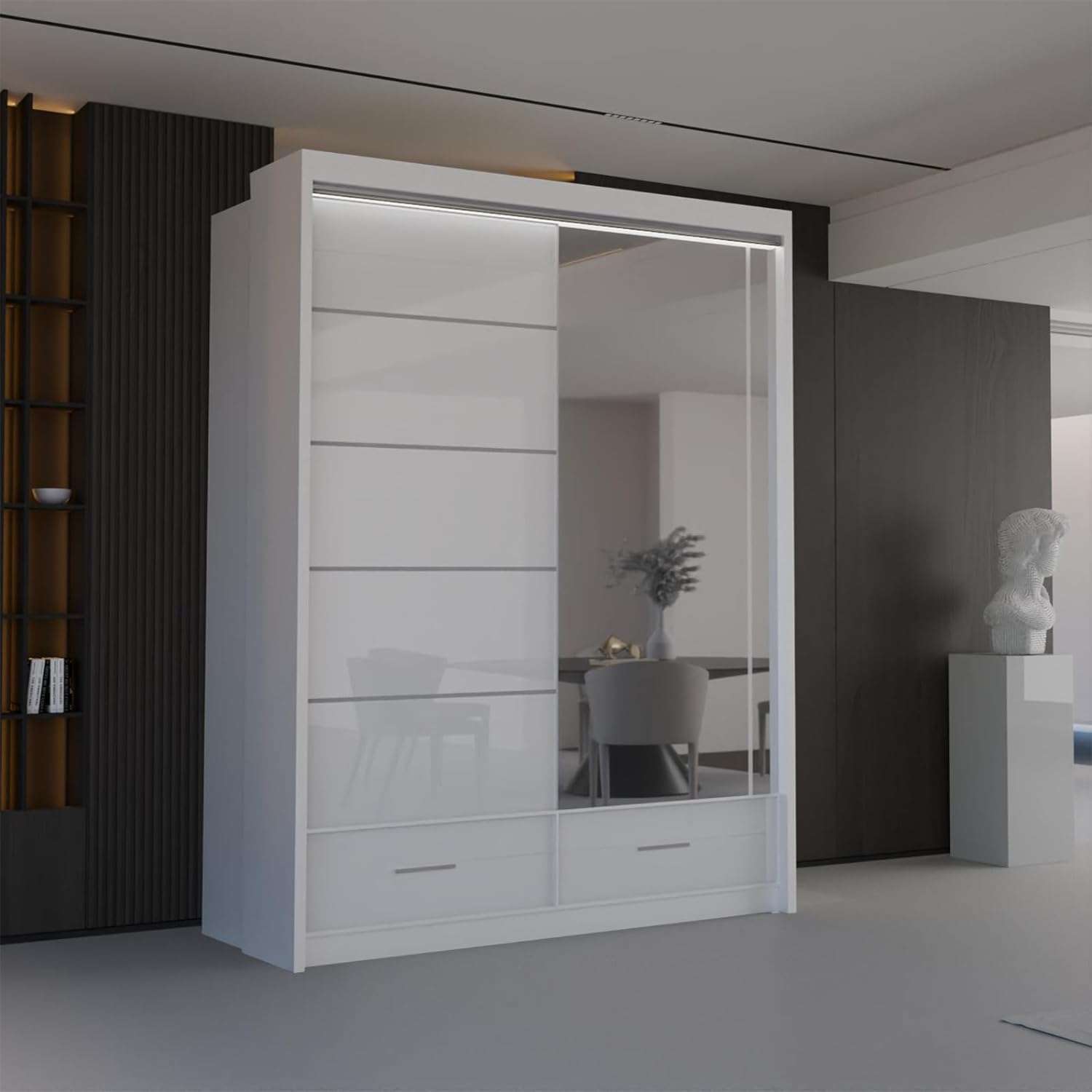 Delsie Sliding Wardrobe - Furniturezone