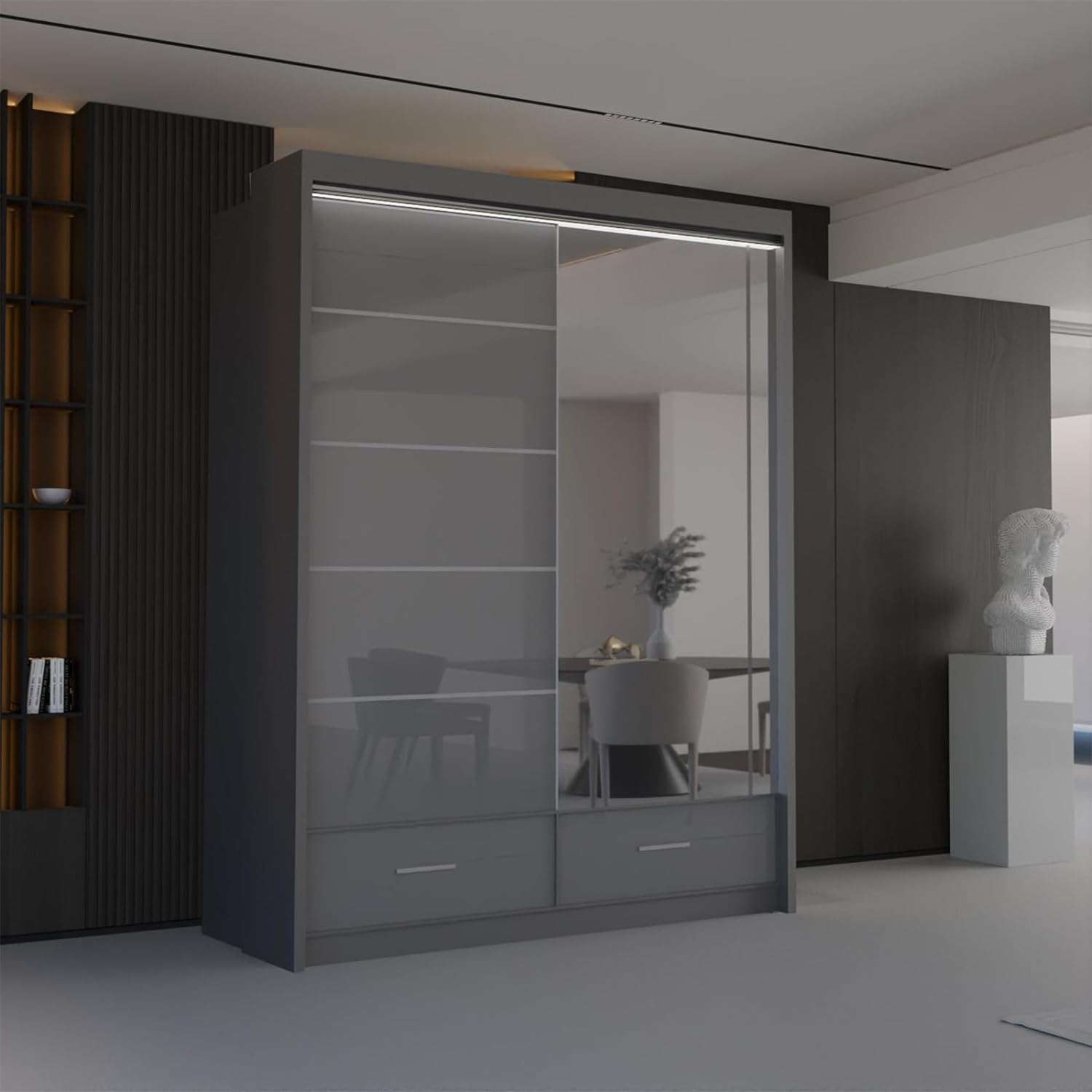 Delsie Sliding Wardrobe - Furniturezone