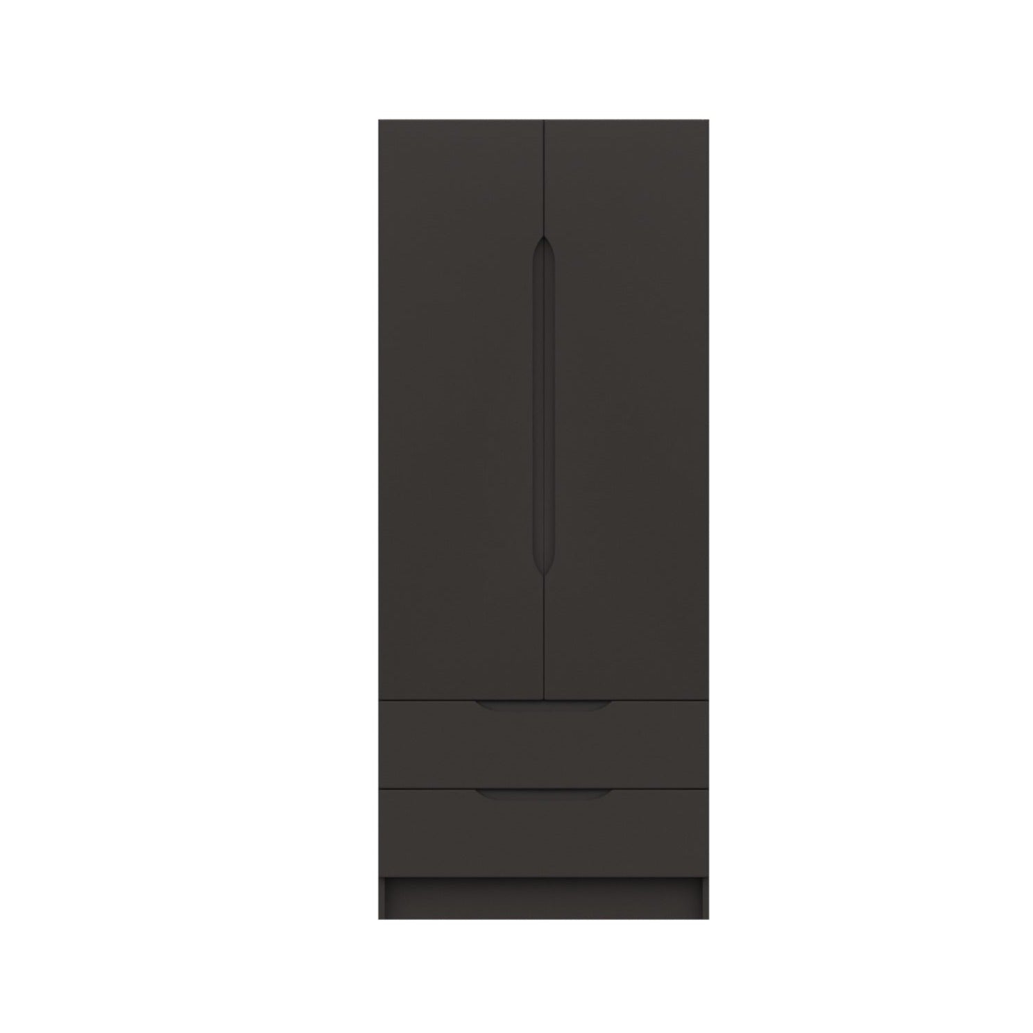 Derwent High Gloss 2 Door 2 Drawer Combi Wardrobe (Assembled) - Furniturezone