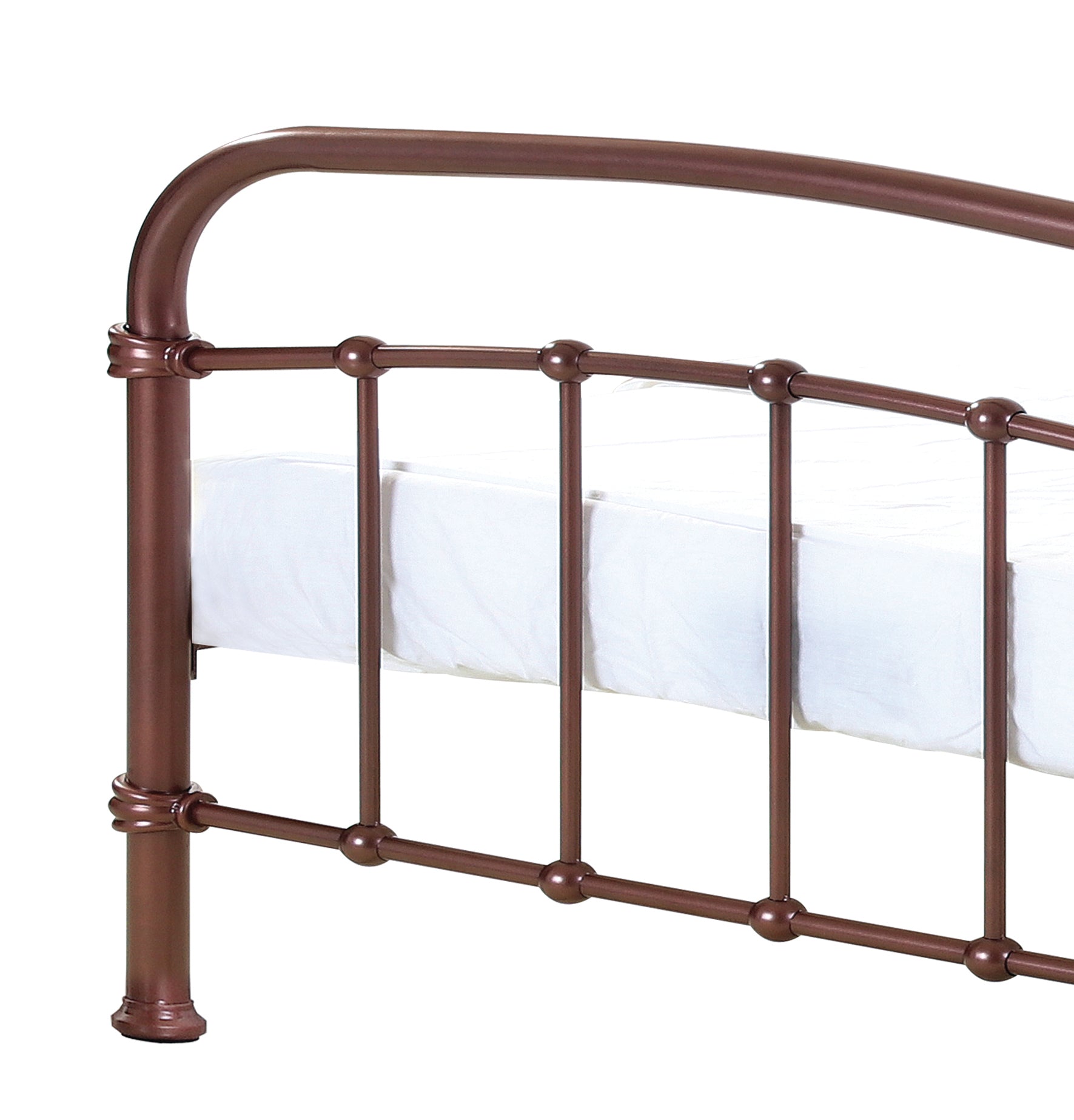 Derwent Metal Bed Frame - Copper & Black - Furniturezone