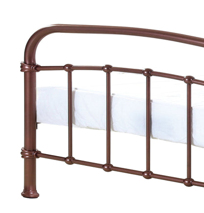 Derwent Metal Bed Frame - Copper & Black - Furniturezone