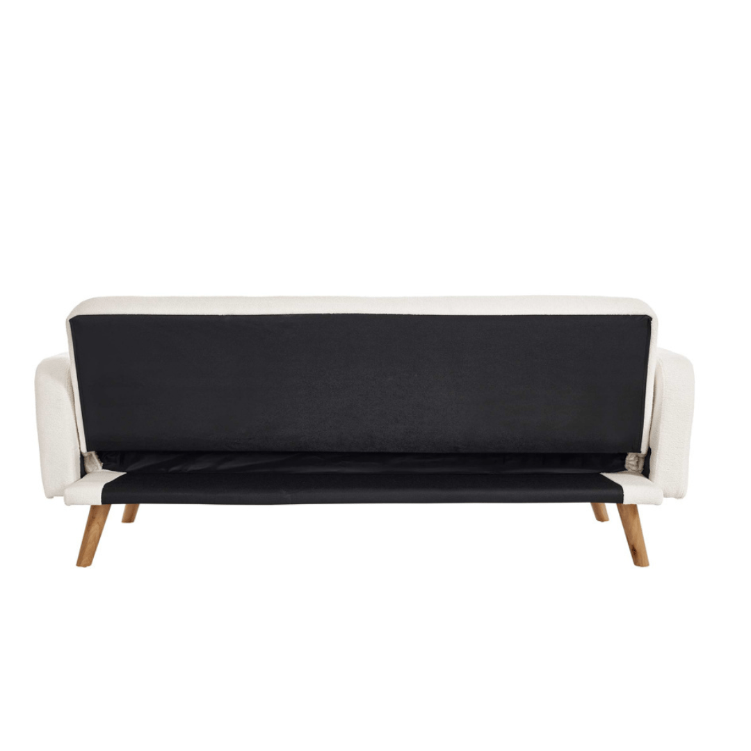 Detti Sofa Bed Boucle White - Furniturezone