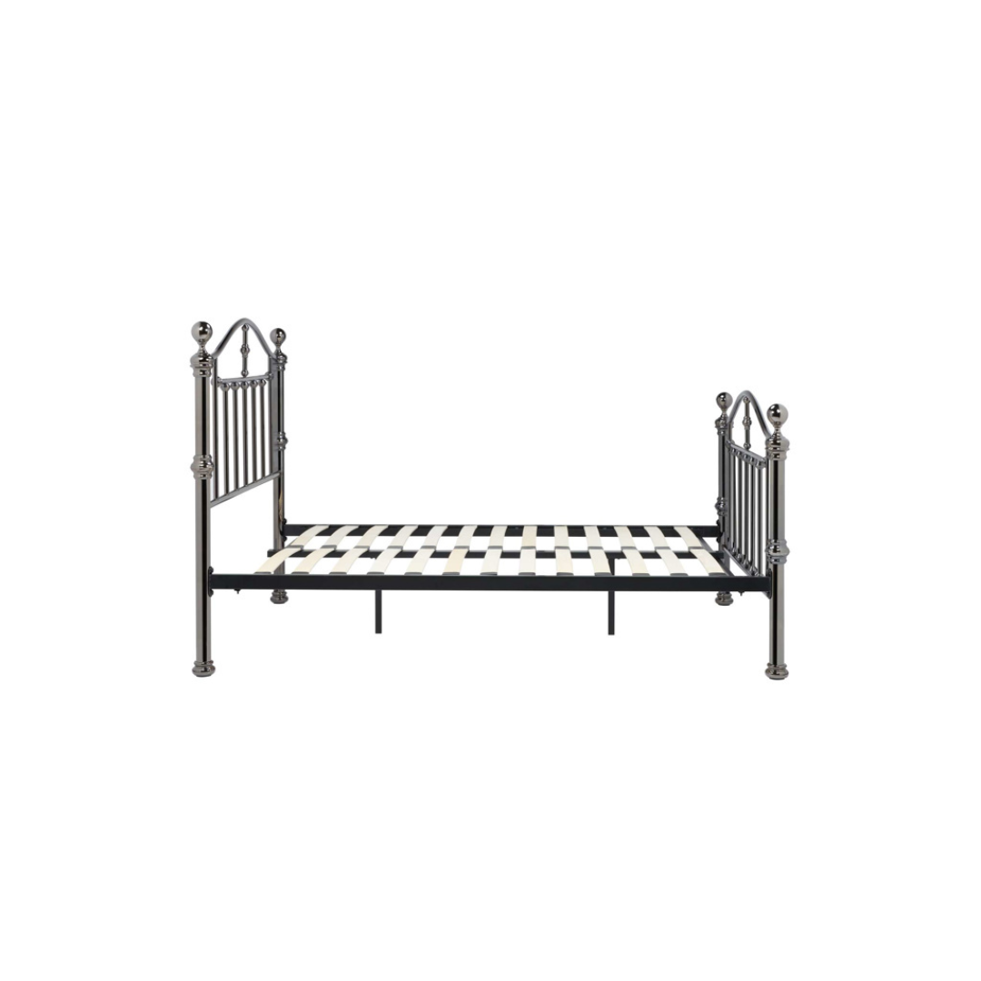 Dumont Black Nickel Bed Frame