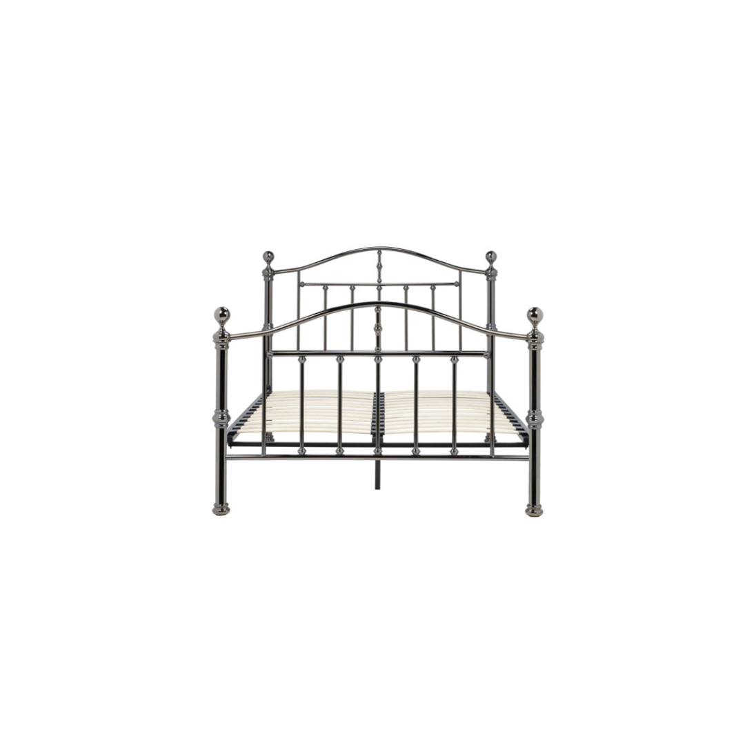 Dumont Black Nickel Bed Frame