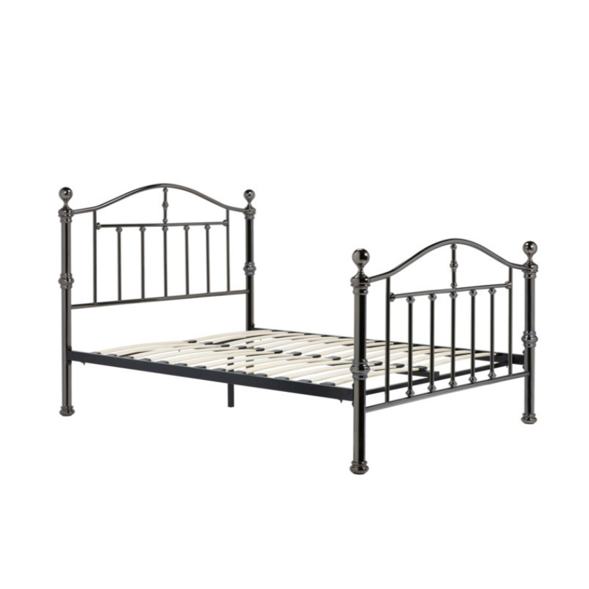 Dumont Black Nickel Bed Frame