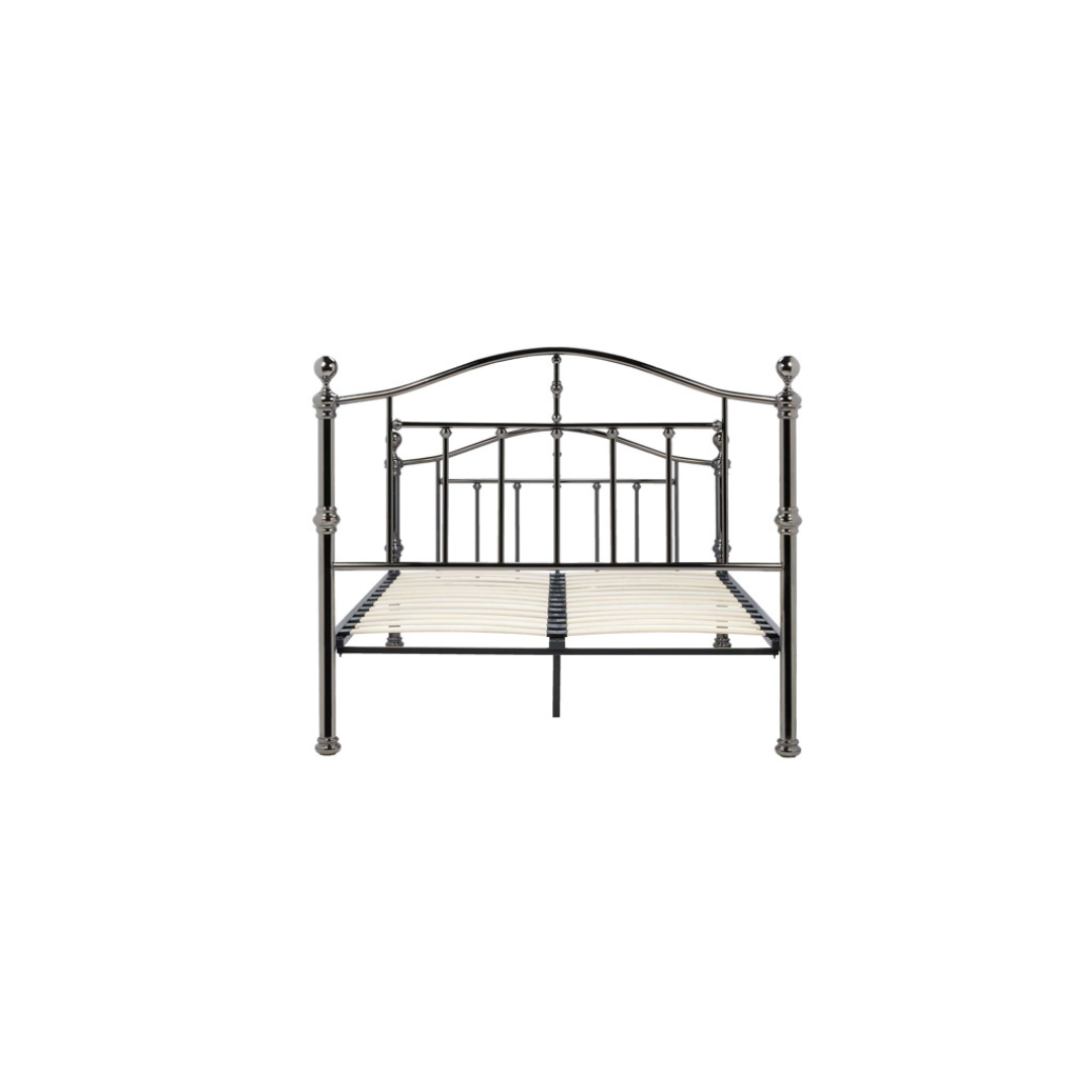 Dumont Black Nickel Bed Frame