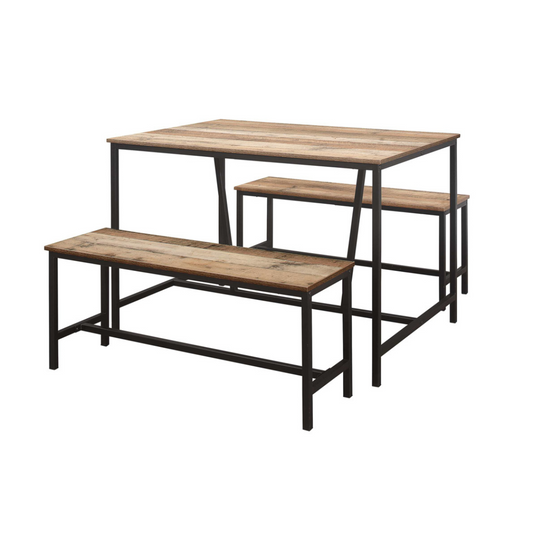 Ethan Dining Table And Bench Set