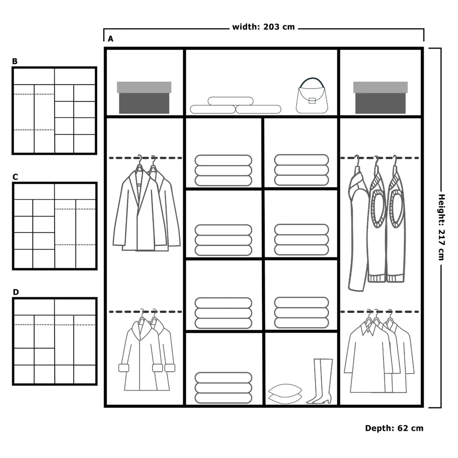 Gem Sliding Wardrobe - Furniturezone