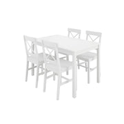 Hitchin White Dining Table Set - Furniturezone