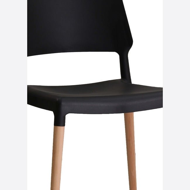 Jasper Black Dining Chair (Pack of 2) - Furniturezone