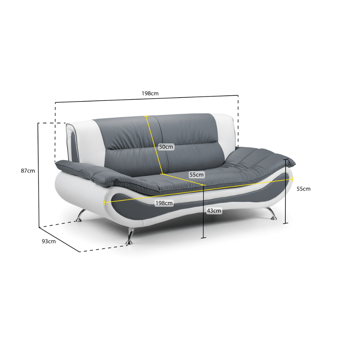 Kari 3 Seater Sofa - Furniturezone
