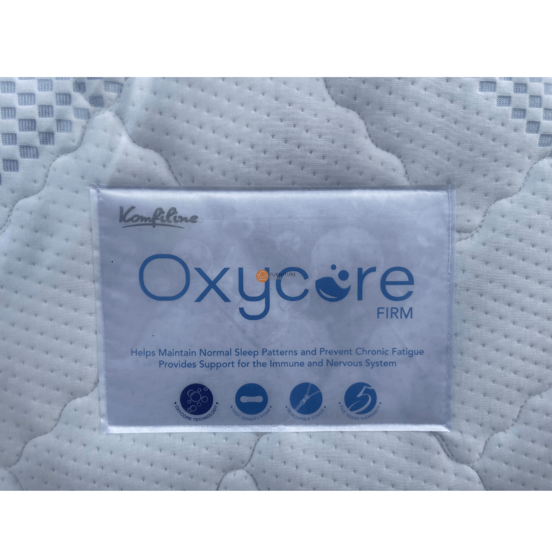 KOMFILINE Oxycore Firm Memory Foam Mattress VERY FIRM FEEL - Furniturezone