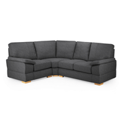 Living Sofa Slate Left Hand Facing Corner - Furniturezone