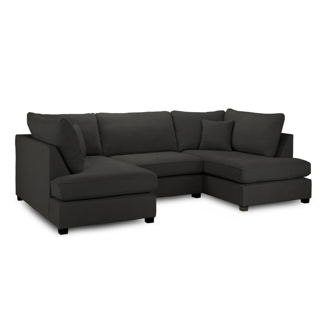 Marino Fabric U Shape Corner Sofa