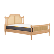 Marotta Rattan Solid Oak Oak Bed Frame - Furniturezone