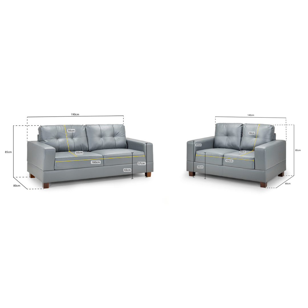 Maxwell 3 + 2 Seater Sofa Set - Furniturezone