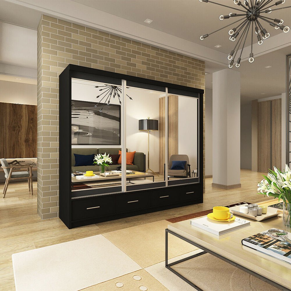 Mayfair Triple 250cm Sliding Wardrobe - Furniturezone