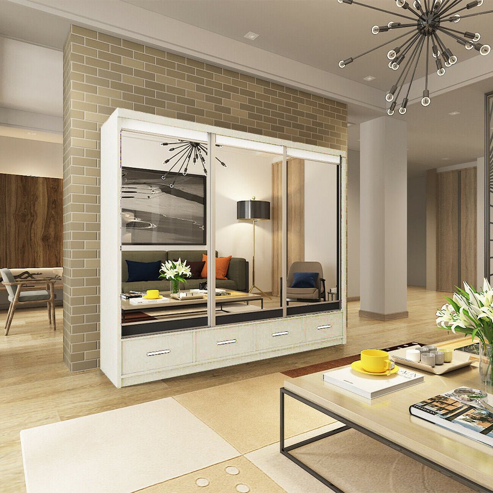 Mayfair Triple 250cm Sliding Wardrobe - Furniturezone