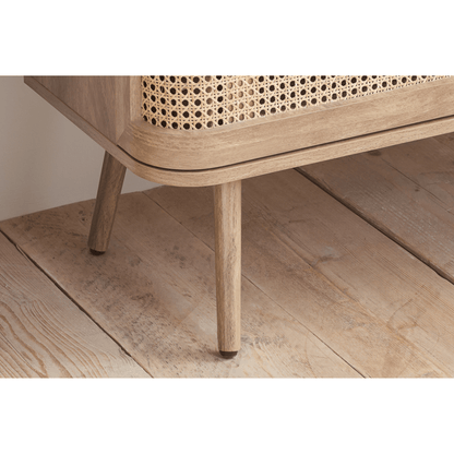 Milo 5 Drawer Rattan Chest - Furniturezone