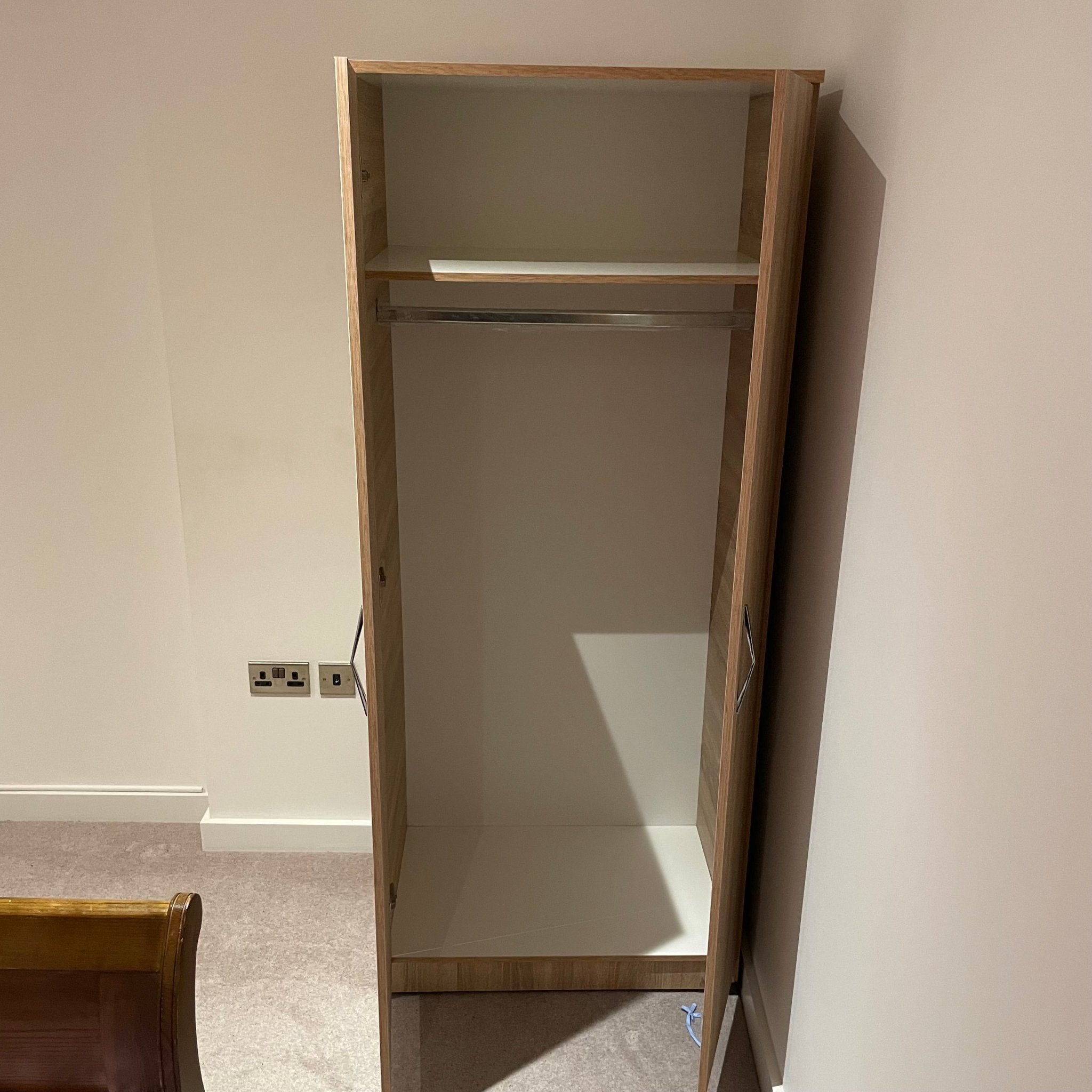 Mullen Two Door Wardrobe (Assembled) - Furniturezone