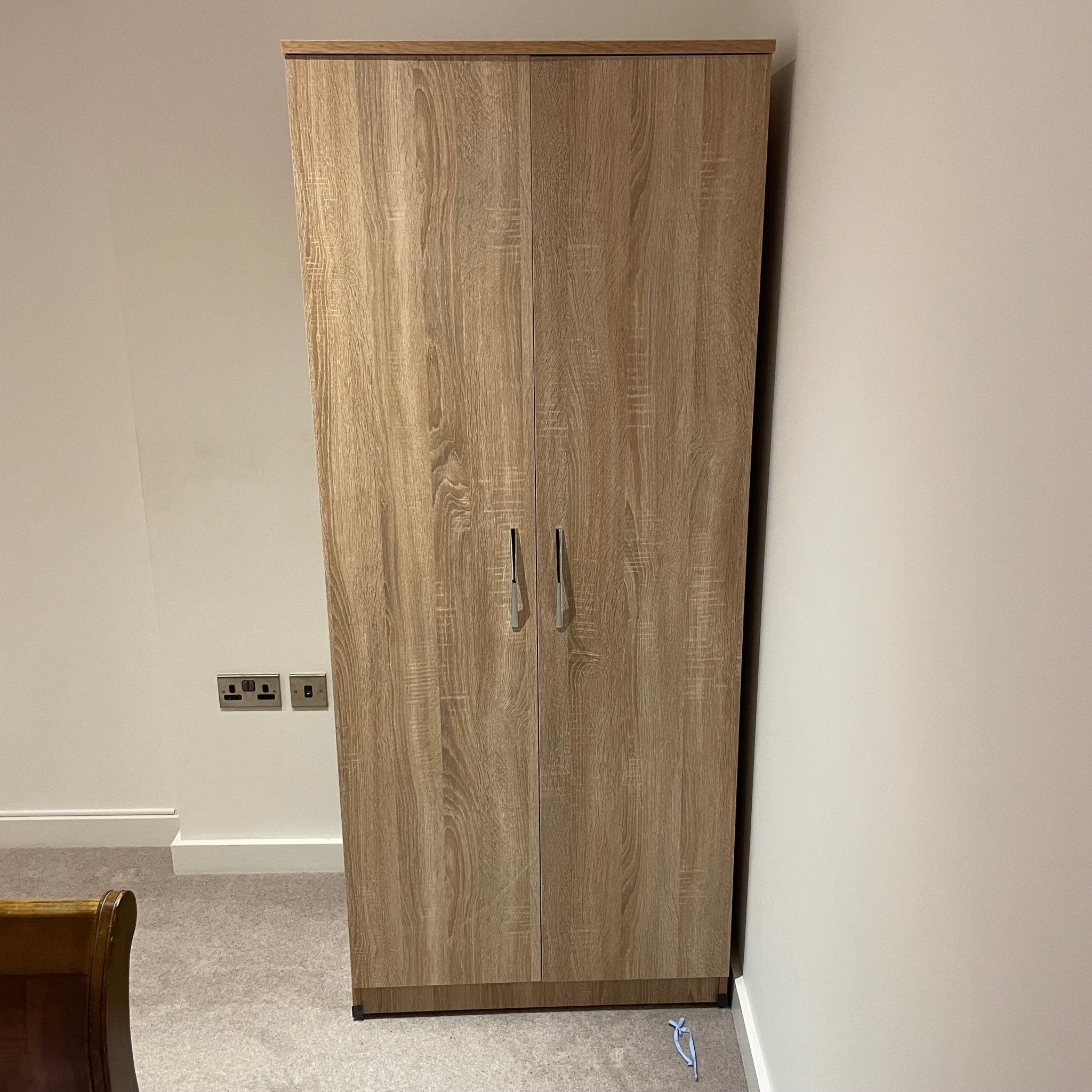 Mullen Two Door Wardrobe (Assembled) - Furniturezone