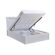 Myra High Gloss LED Ottoman Storage Bed Frame - Furniturezone