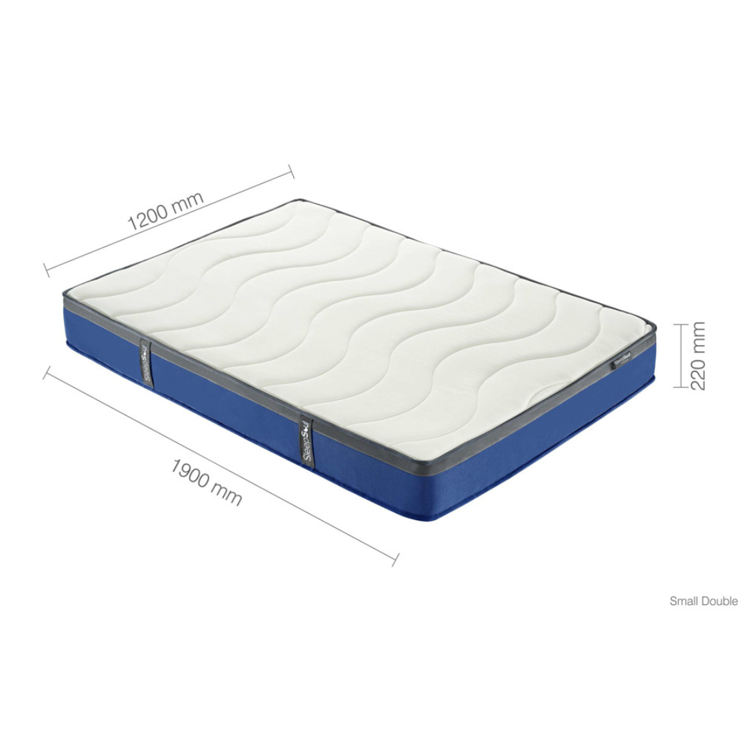 SleepSoul Nebula Orthopaedic 600 Pocket Sprung Mattress Medium Feel