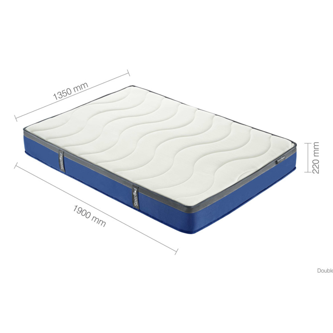 SleepSoul Nebula Orthopaedic 600 Pocket Sprung Mattress Medium Feel