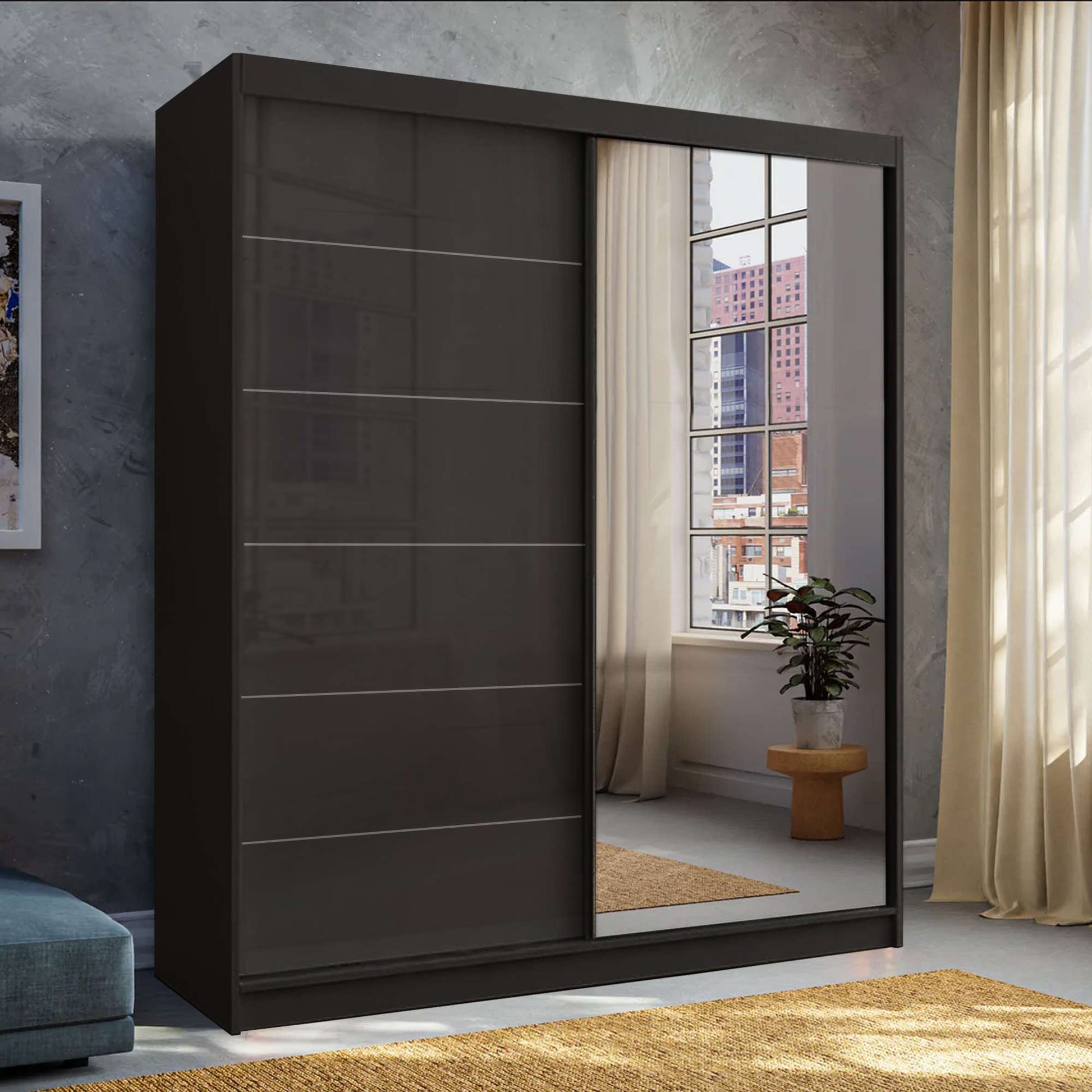 Neda Sliding Wardrobe - Furniturezone