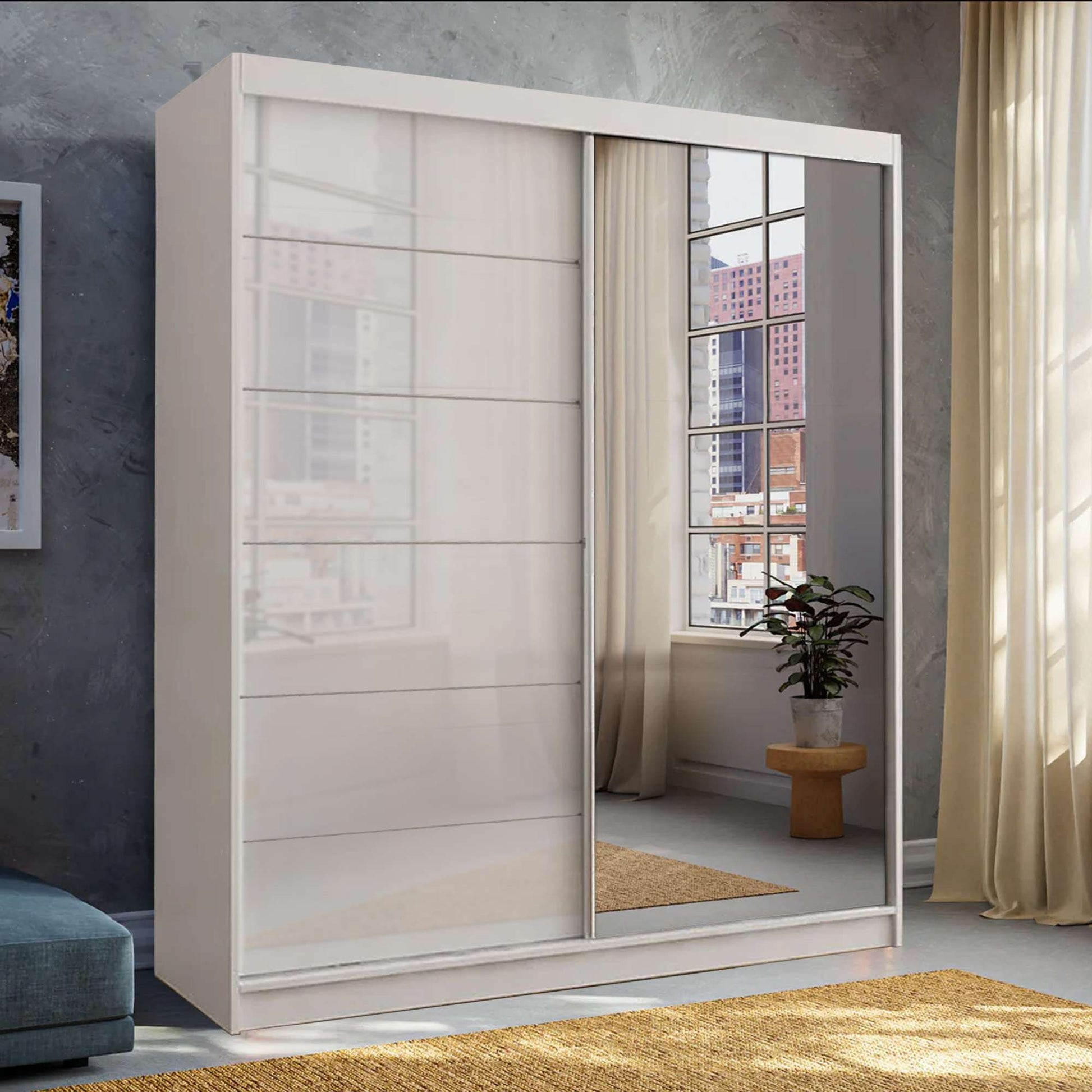 Neda Sliding Wardrobe - Furniturezone