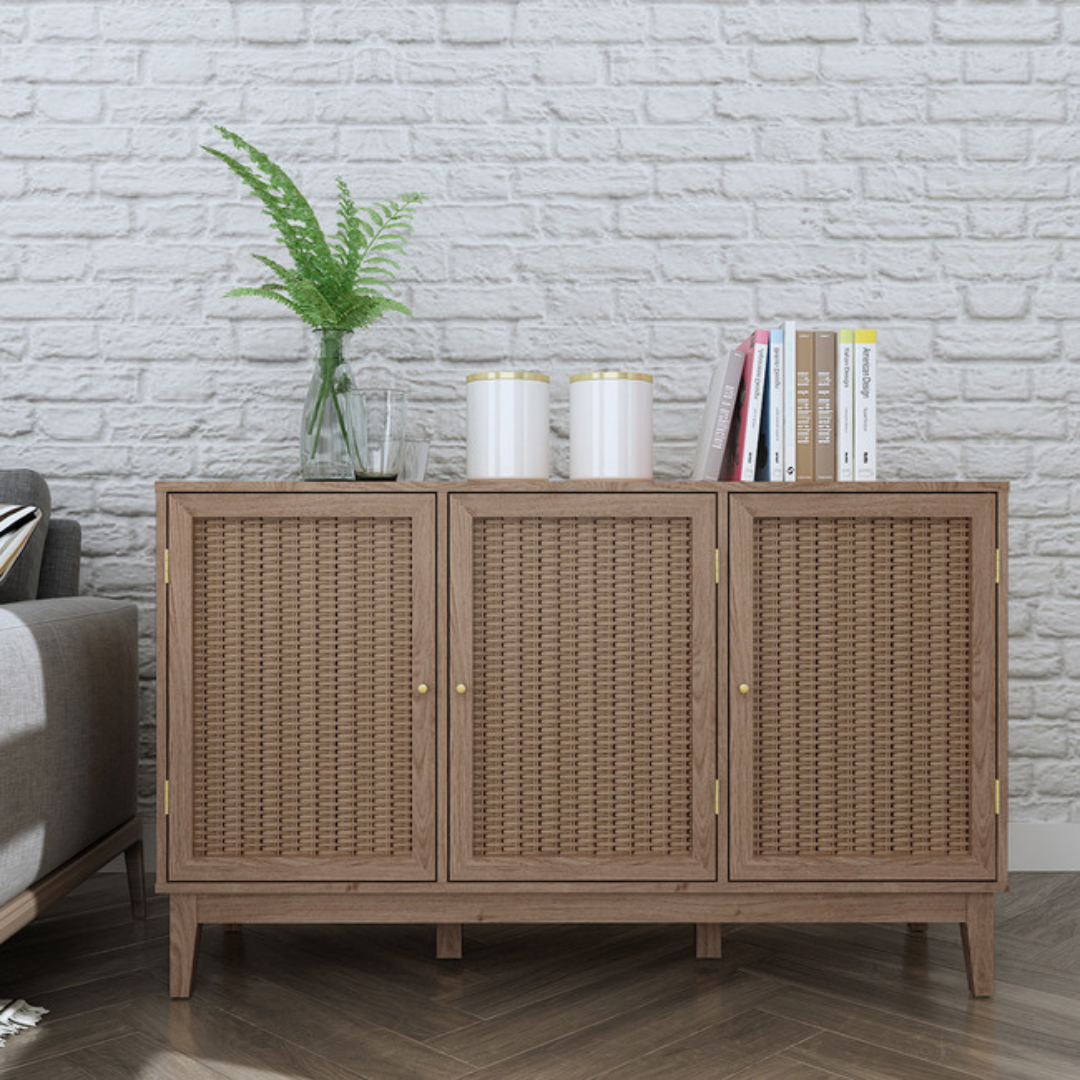 Valentina Large Rattan Sideboard