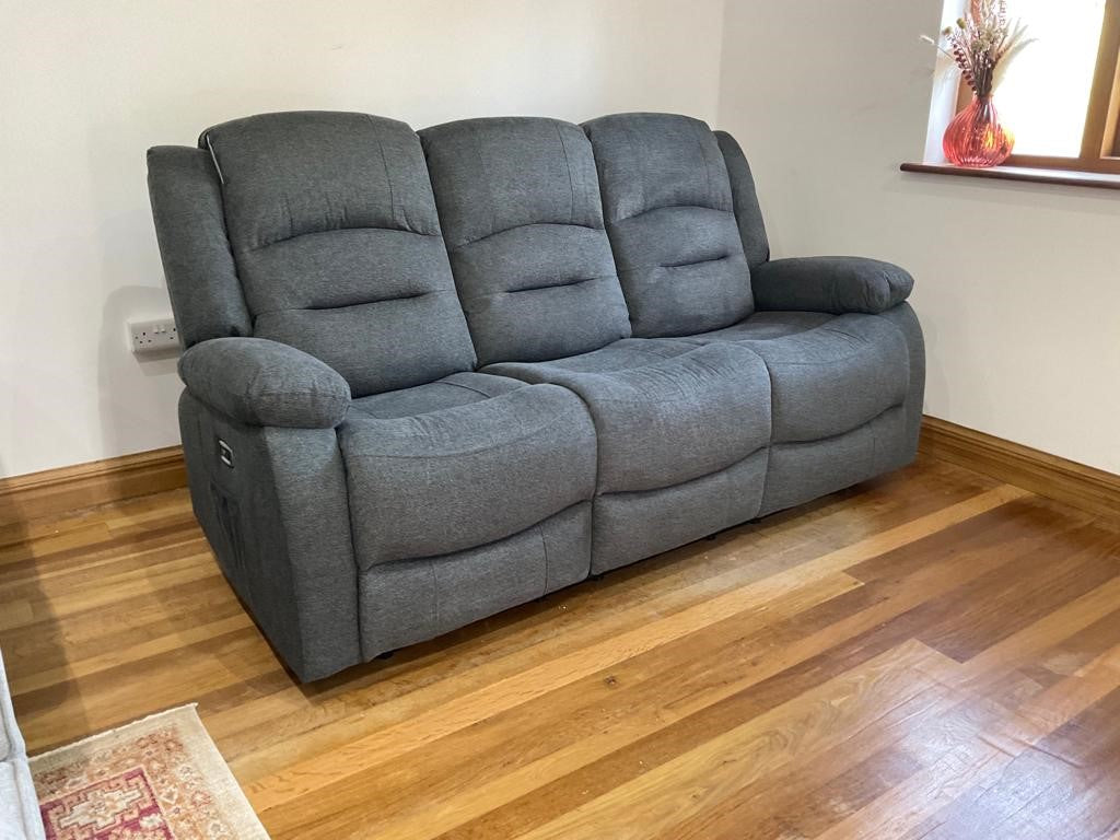 Grayson 3 seater electric store recliner sofa