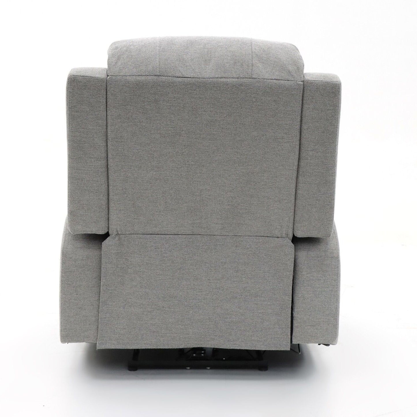 Costa Electric Recliner Sofa Grey Fabric Armchair