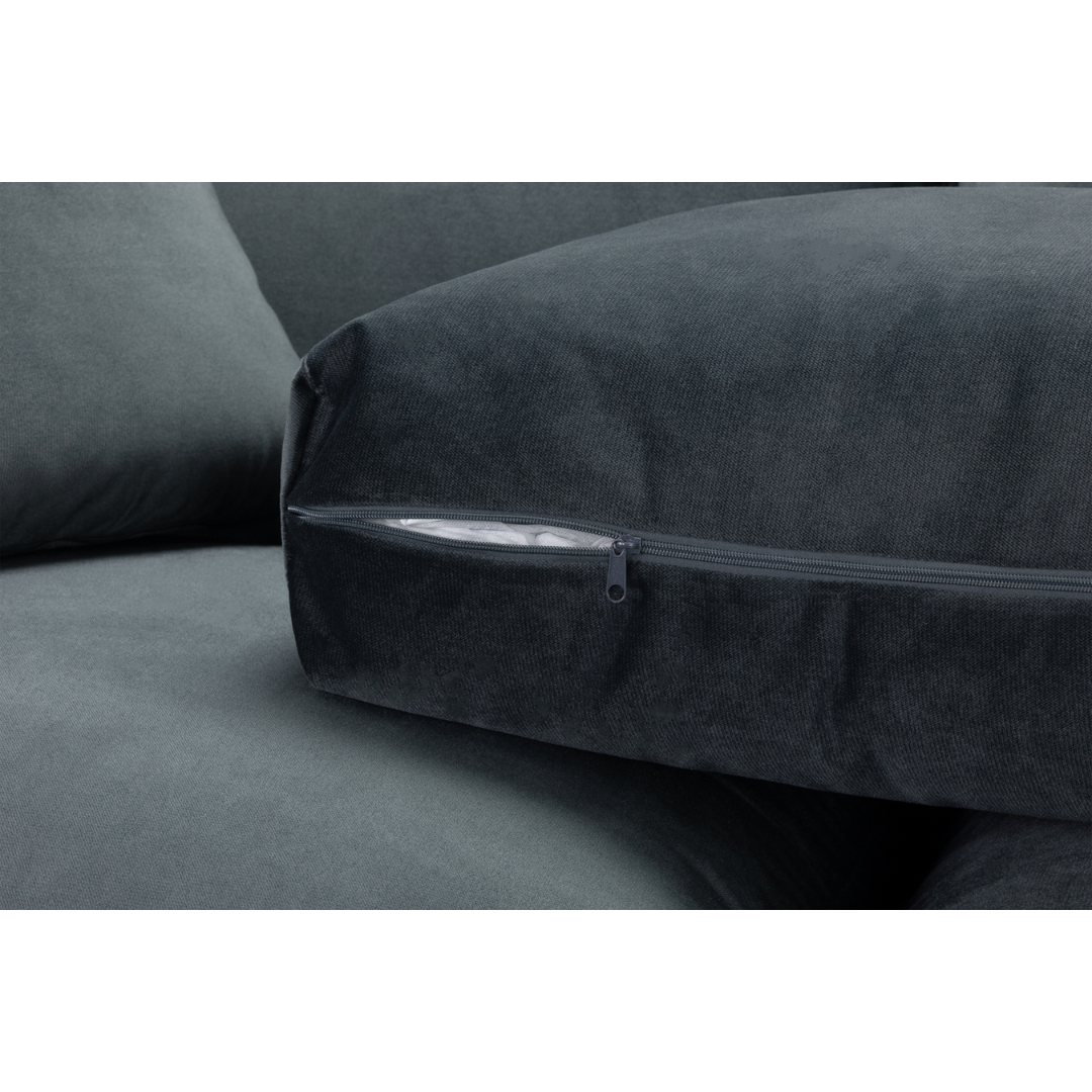 Orfeo Slate Grey U-Shape Sofa